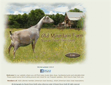 Tablet Screenshot of oldmountainfarm.com